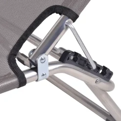 Fiam Seating*Amigo sun lounger, Fabric continente-aluminium frame Brown