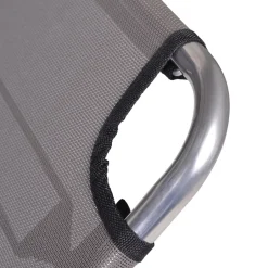 Fiam Seating*Amigo sun lounger, Fabric continente-aluminium frame Brown