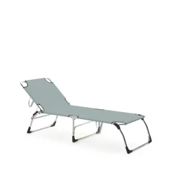 Fiam Seating*Amigo XXL sun lounger, Fabric sage -aluminium frame Green