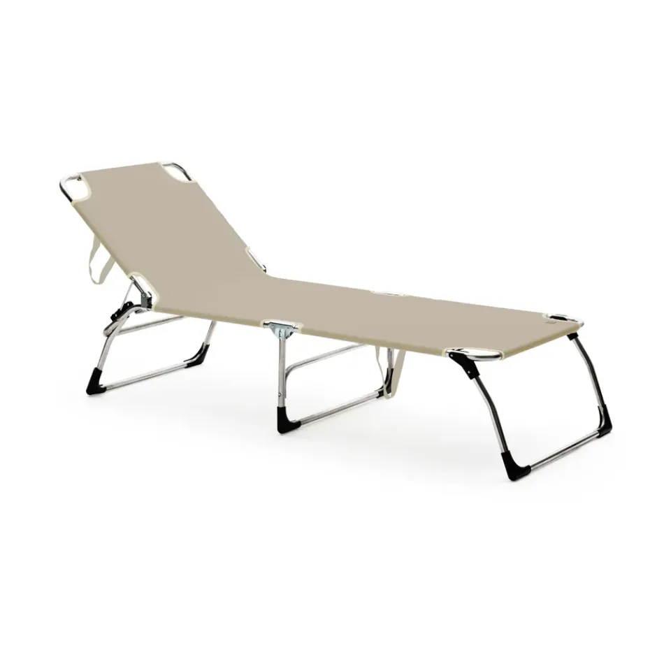 Fiam Seating*Amigo XXL sun lounger, Taupe GreyBeige