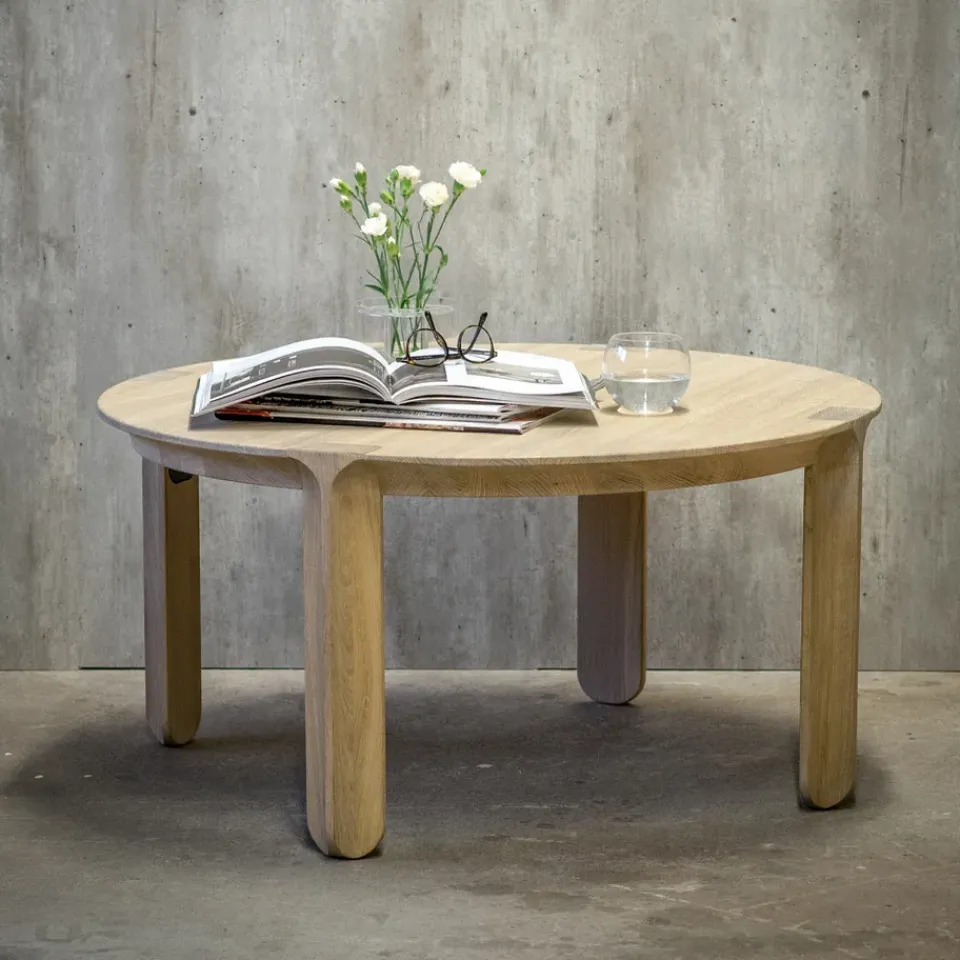Mavis Coffee Tables*Amor coffee table, oak white wax oil Beige