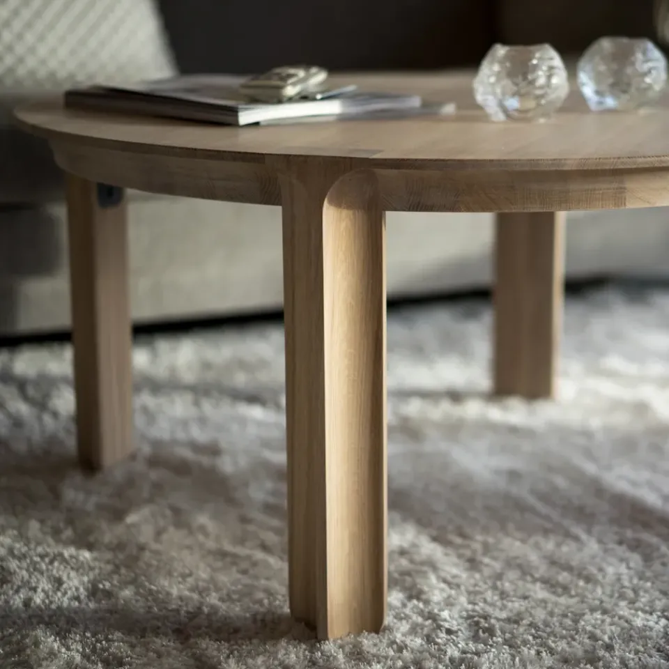 Mavis Coffee Tables*Amor coffee table, oak white wax oil Beige