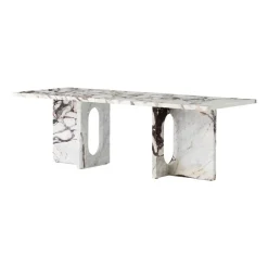 Audo Copenhagen Coffee Tables*Androgyne lounge table, Calacatta viola WhiteGrey