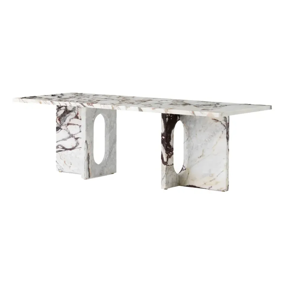 Audo Copenhagen Coffee Tables*Androgyne lounge table, Calacatta viola WhiteGrey