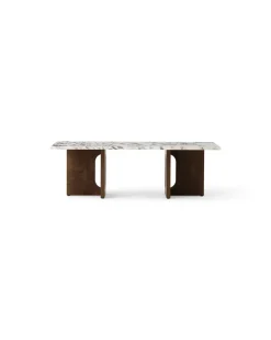 Audo Copenhagen Coffee Tables*Androgyne lounge table, Dark st. oak-Calacatta viola BrownWhite