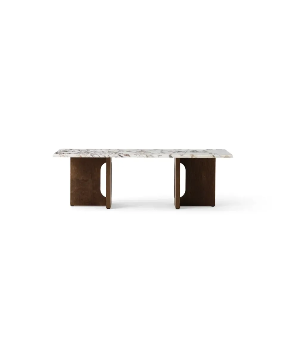 Audo Copenhagen Coffee Tables*Androgyne lounge table, Dark st. oak-Calacatta viola BrownWhite