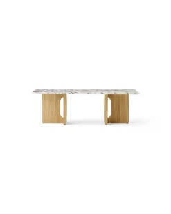 Audo Copenhagen Coffee Tables*Androgyne lounge table, Natural oak-Calacatta viola Beige