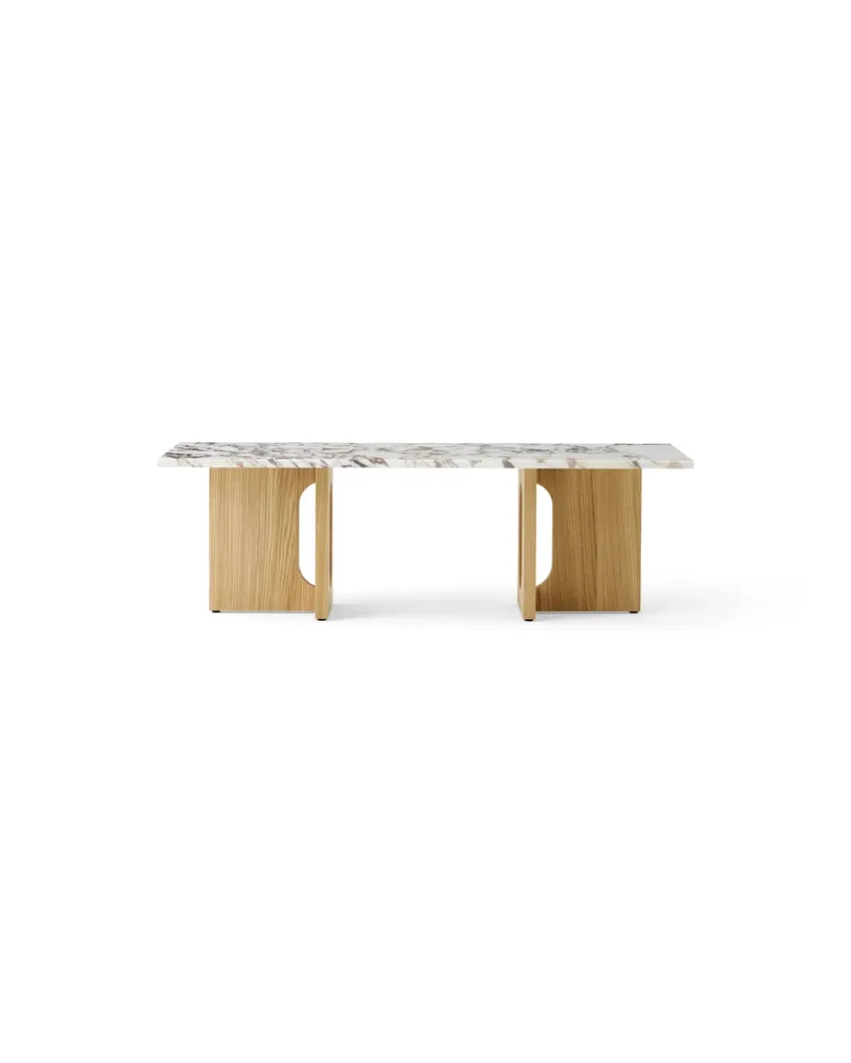 Audo Copenhagen Coffee Tables*Androgyne lounge table, Natural oak-Calacatta viola Beige