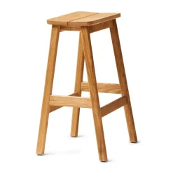 Form & Refine Stools*Angle Standard bar stool 65 cm, Oak Brown