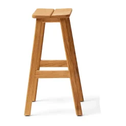 Form & Refine Stools*Angle Standard bar stool 65 cm, Oak Brown