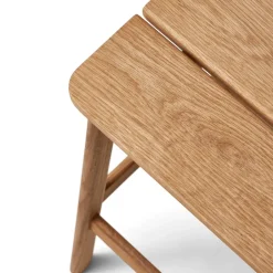 Form & Refine Stools*Angle Standard bar stool 65 cm, Oak Brown