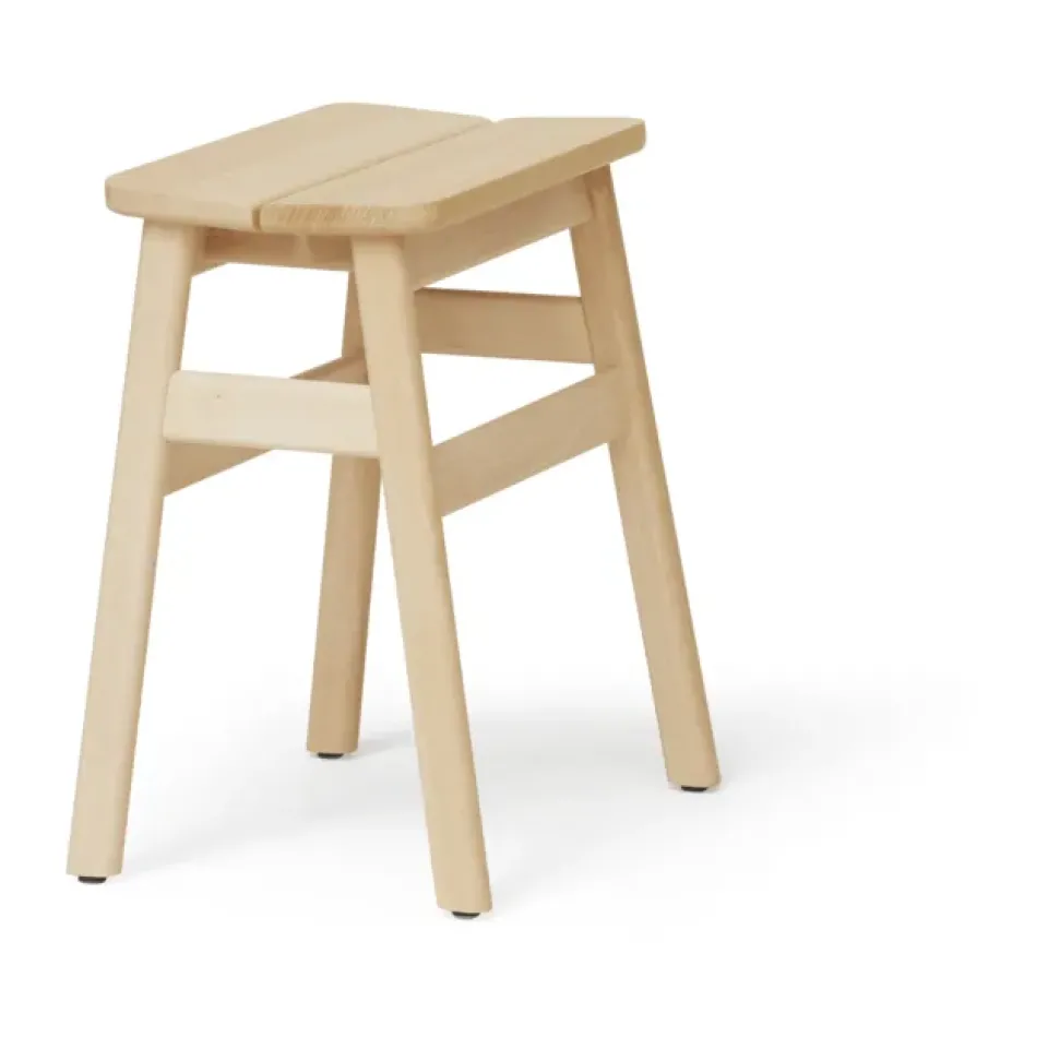 Form & Refine Stools*Angle Standard stool 45 cm, Beech Beige