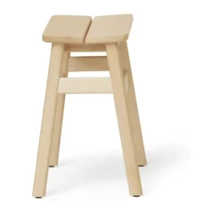 Form & Refine Stools*Angle Standard stool 45 cm, Beech Beige