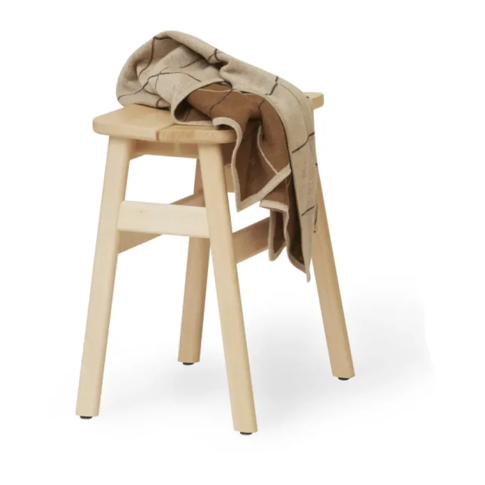 Form & Refine Stools*Angle Standard stool 45 cm, Beech Beige