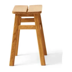Form & Refine Stools*Angle Standard stool 45 cm, Oak Brown