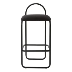 AYTM Bar Stools*Angui bar stool bouclé, Anthracite GreyBlack