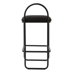 AYTM Bar Stools*Angui bar stool bouclé, Anthracite GreyBlack