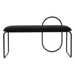 AYTM Benches*Angui bench bouclé, Anthracite GreyBlack
