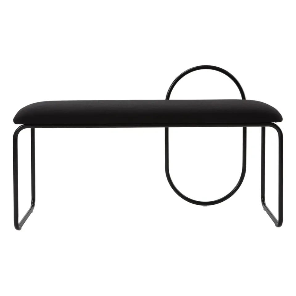 AYTM Benches*Angui bench bouclé, Anthracite GreyBlack