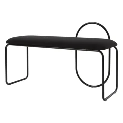 AYTM Benches*Angui bench bouclé, Anthracite GreyBlack
