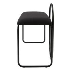 AYTM Benches*Angui bench bouclé, Anthracite GreyBlack