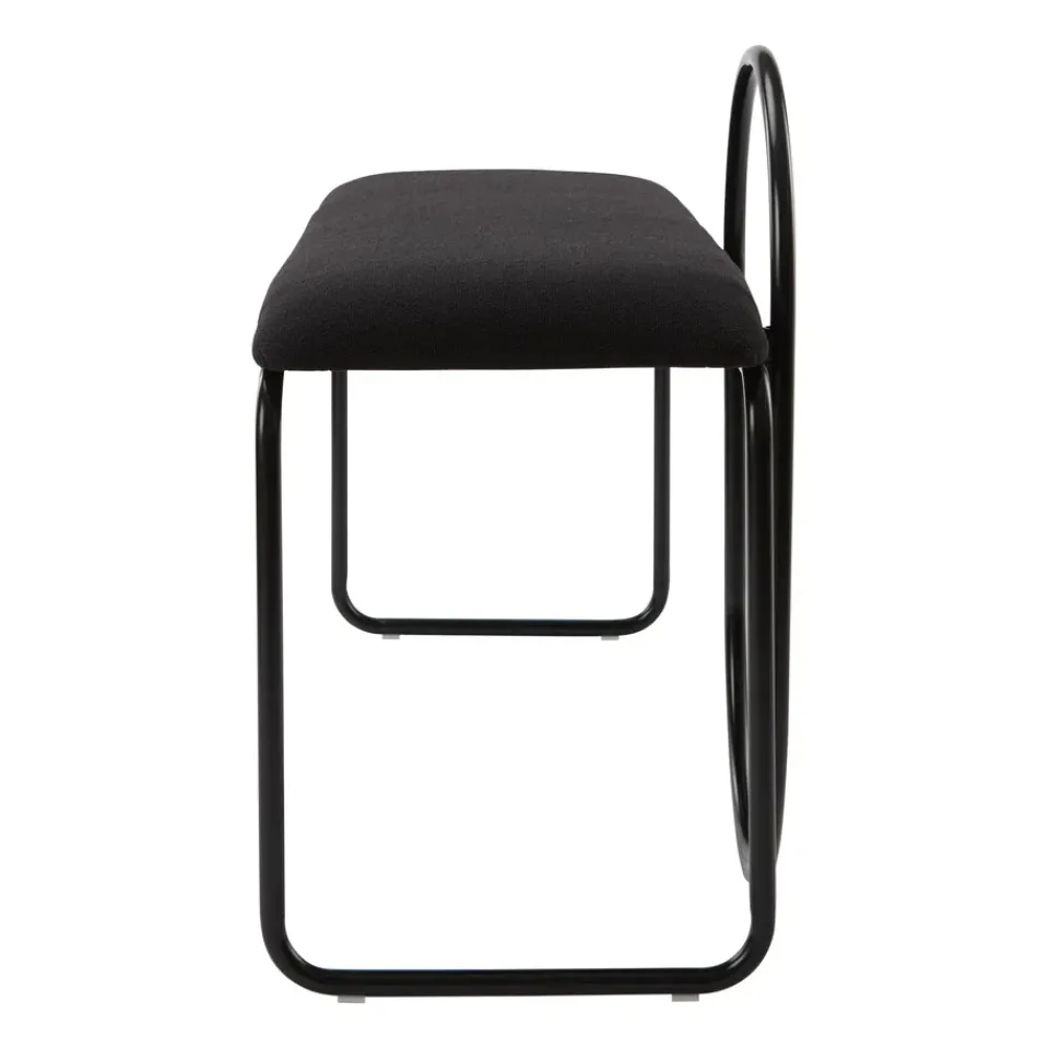 AYTM Benches*Angui bench bouclé, Anthracite GreyBlack