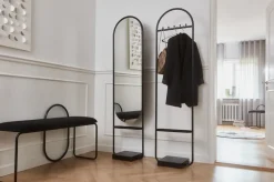 AYTM Benches*Angui bench bouclé, Anthracite GreyBlack