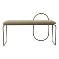 AYTM Benches*Angui bench bouclé, Taupe Beige