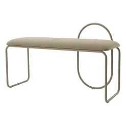 AYTM Benches*Angui bench bouclé, Taupe Beige
