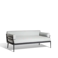Skargaarden Garden Sofas & Garden Benches|Balcony Furniture*Anholt sofa, Sunbrella Natté Storm-dark aluminium frame Grey