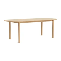 HAY Dining Tables*Annex Oblong dining table, Lacquered oak, 220x95 cm Beige
