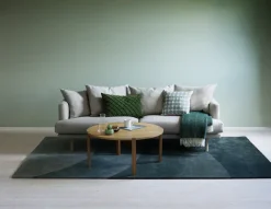 1898 Coffee Tables*Anton coffee table Ø90 cm, White pigmented oak Beige