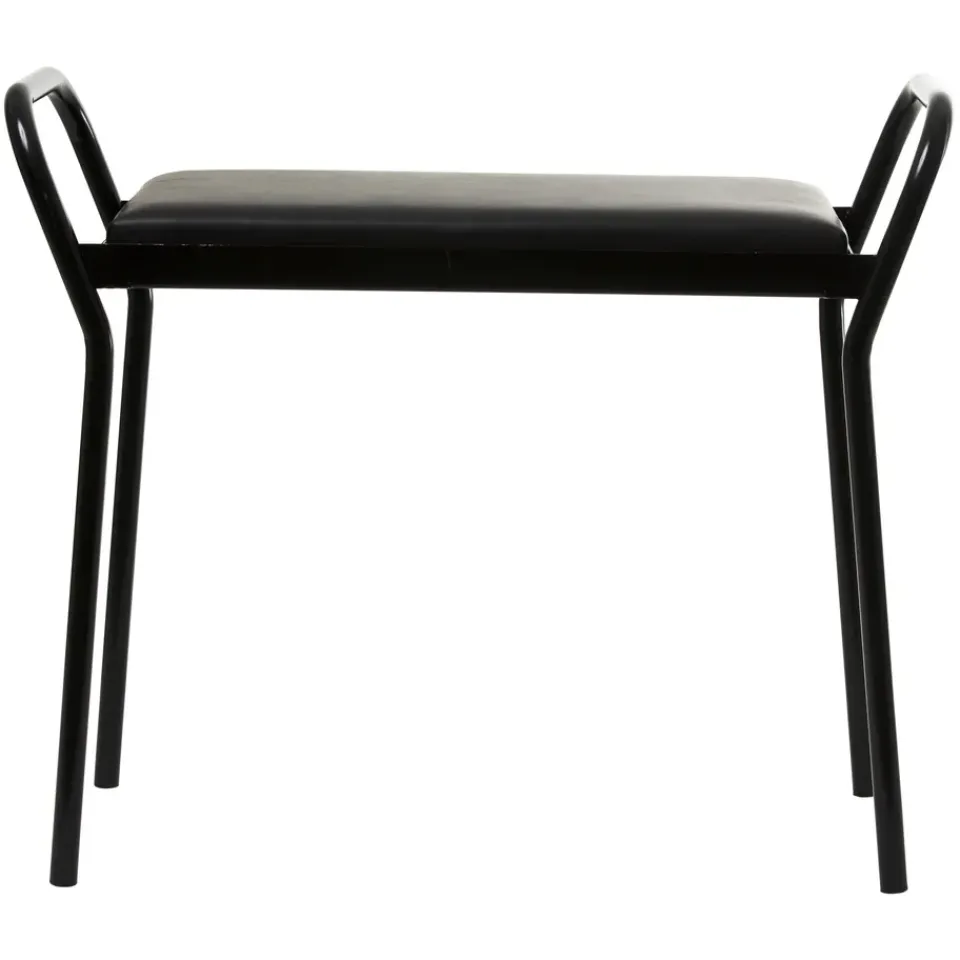 Maze Stools*Anyone stool, - leather Black
