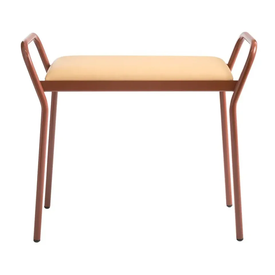 Maze Stools*Anyone stool, Cinnamon-vegeta trace leather Brown