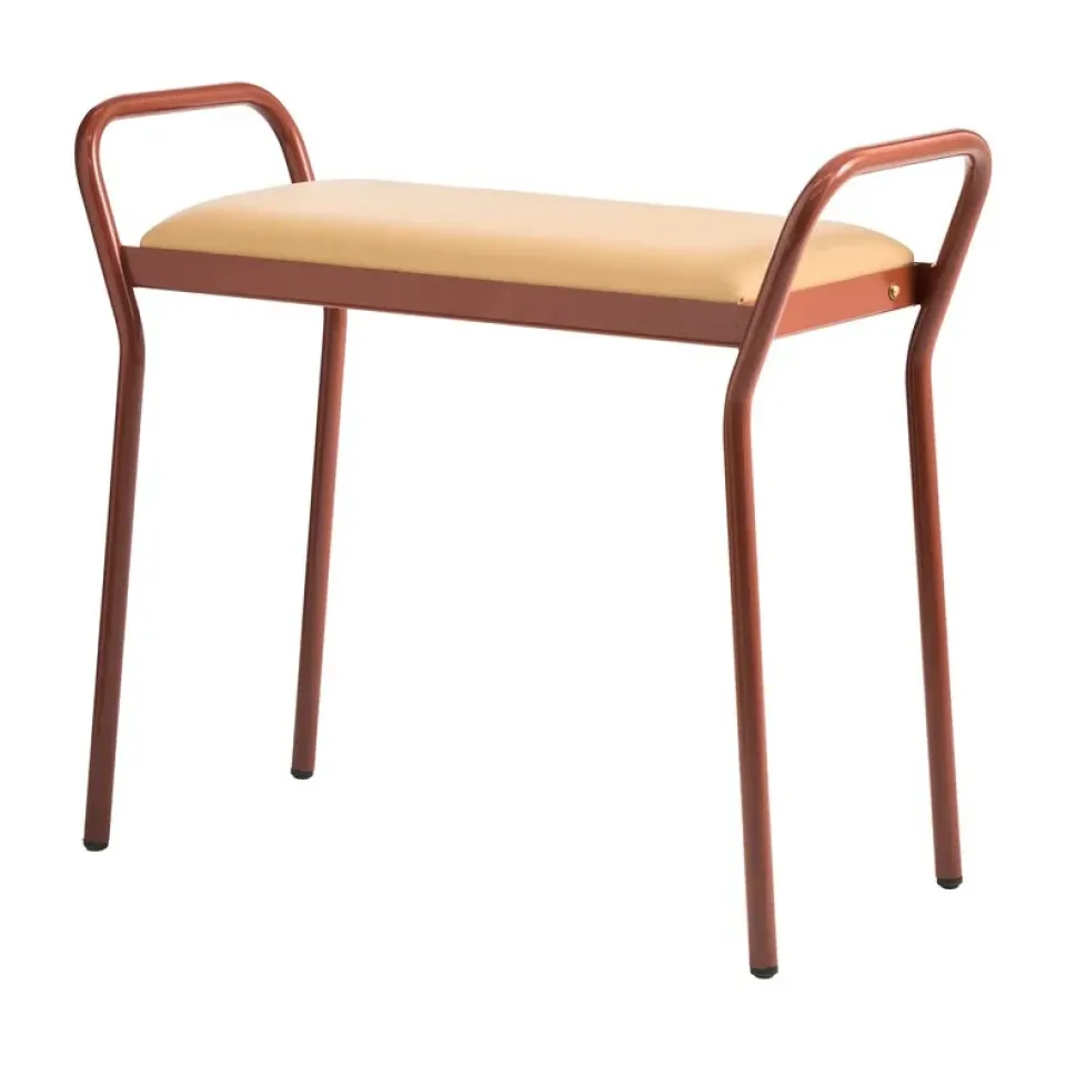 Maze Stools*Anyone stool, Cinnamon-vegeta trace leather Brown