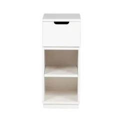 Mavis Bedside Tables*Aoko bedside table 72 cm 1 drawer, lacquer White