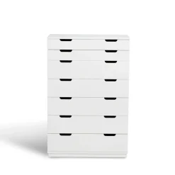 Mavis Dressers & Drawer Units*Aoko chest of 7 drawers, lacquer White