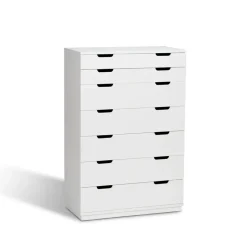 Mavis Dressers & Drawer Units*Aoko chest of 7 drawers, lacquer White
