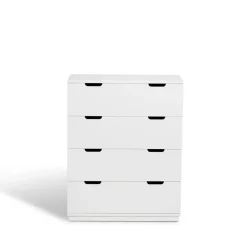 Mavis Dressers & Drawer Units*Aoko chest of 4 drawers, lacquer White