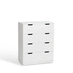 Mavis Dressers & Drawer Units*Aoko chest of 4 drawers, lacquer White