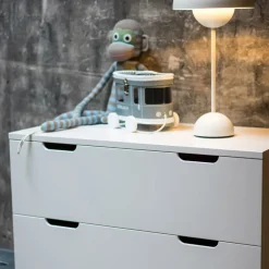Mavis Dressers & Drawer Units*Aoko chest of 4 drawers, lacquer White