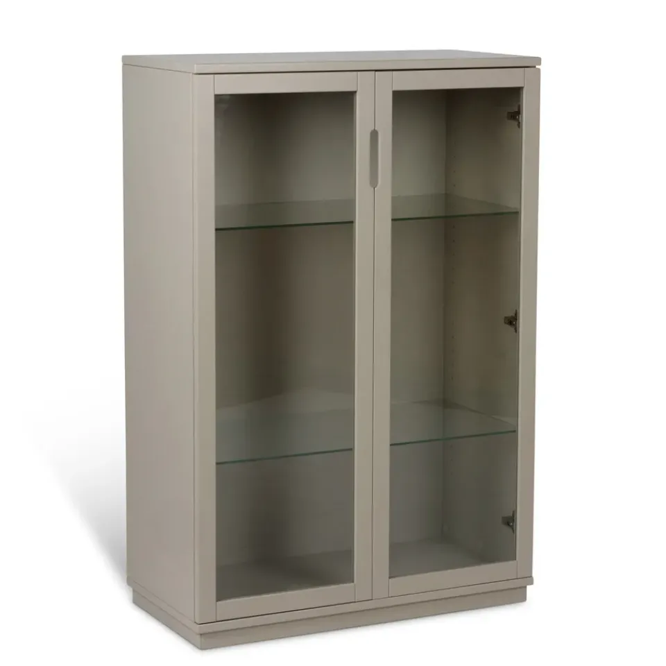 Mavis Display & Glass Cabinets*Aoko display cabinet 120 cm, Beige