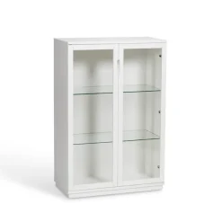 Mavis Display & Glass Cabinets*Aoko display cabinet 120 cm, lacquer White