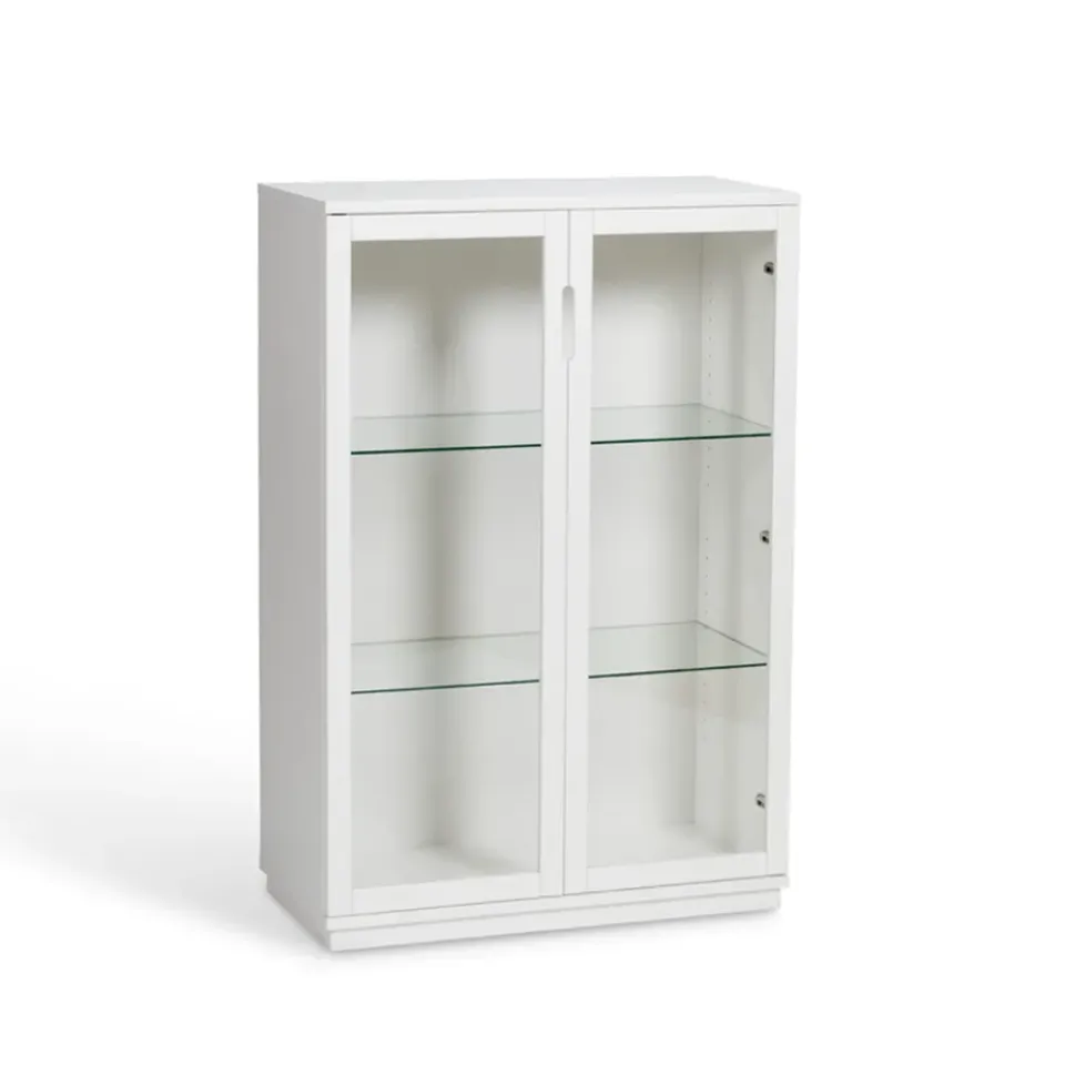 Mavis Display & Glass Cabinets*Aoko display cabinet 120 cm, lacquer White