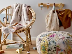 Bloomingville Clothes Racks, Coat Stands & Hangers*Aranya hanger rattan 17x30 cm, Nature Beige