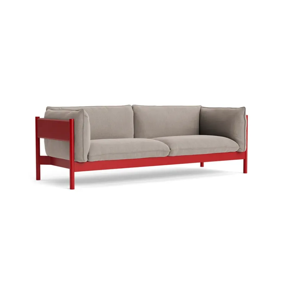 HAY Sofas*Arbour ECO 3-seater sofa, -burgundy beech Beige