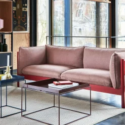 HAY Sofas*Arbour ECO 3-seater sofa, melange-burgundy beech Brown