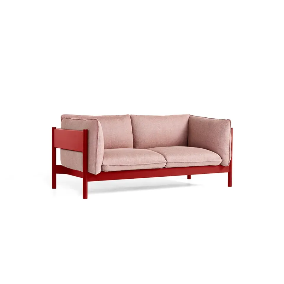 HAY Sofas*Arbour ECO 2-seater sofa, Re-wool 648 -burgundy beech Multi