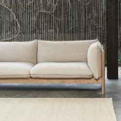 HAY Sofas*Arbour ECO 2-seater sofa, Re-wool 648 -burgundy beech Multi