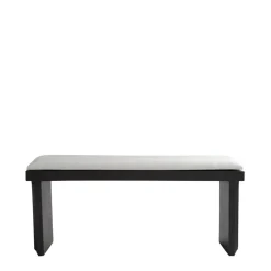 101 Copenhagen Seat Cushions & Pads*Arc bench cushion lin 35x120 cm, Linen White